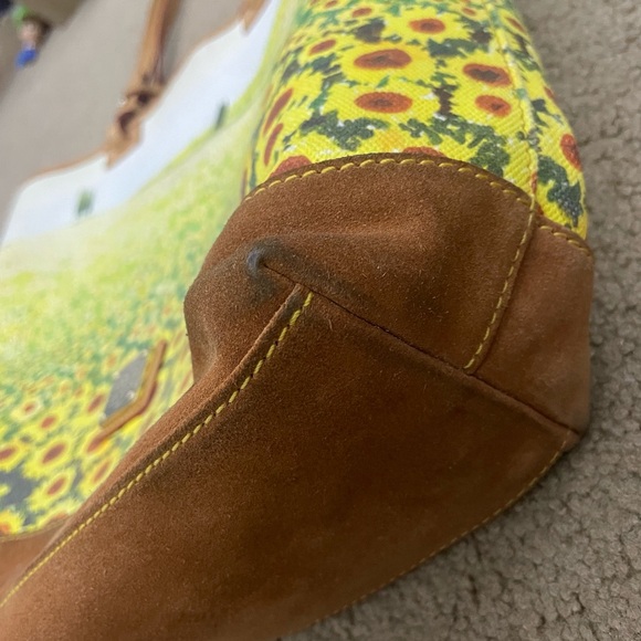 Dooney & Bourke Sunflower Field Tote Bag - Picture 4 of 16